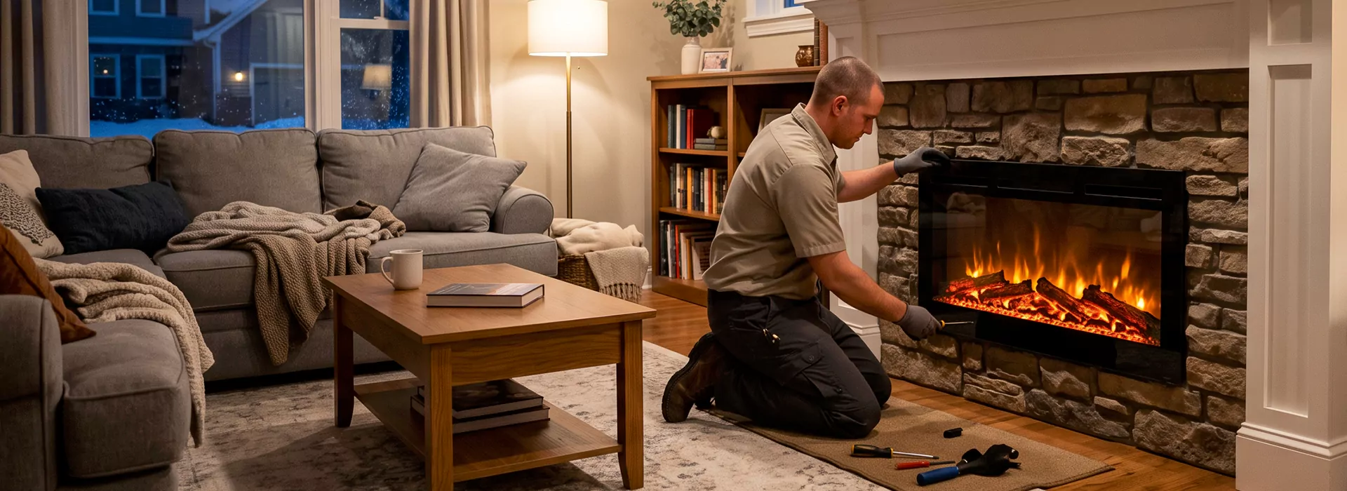 Electric Fireplace Installation Abington in Abington