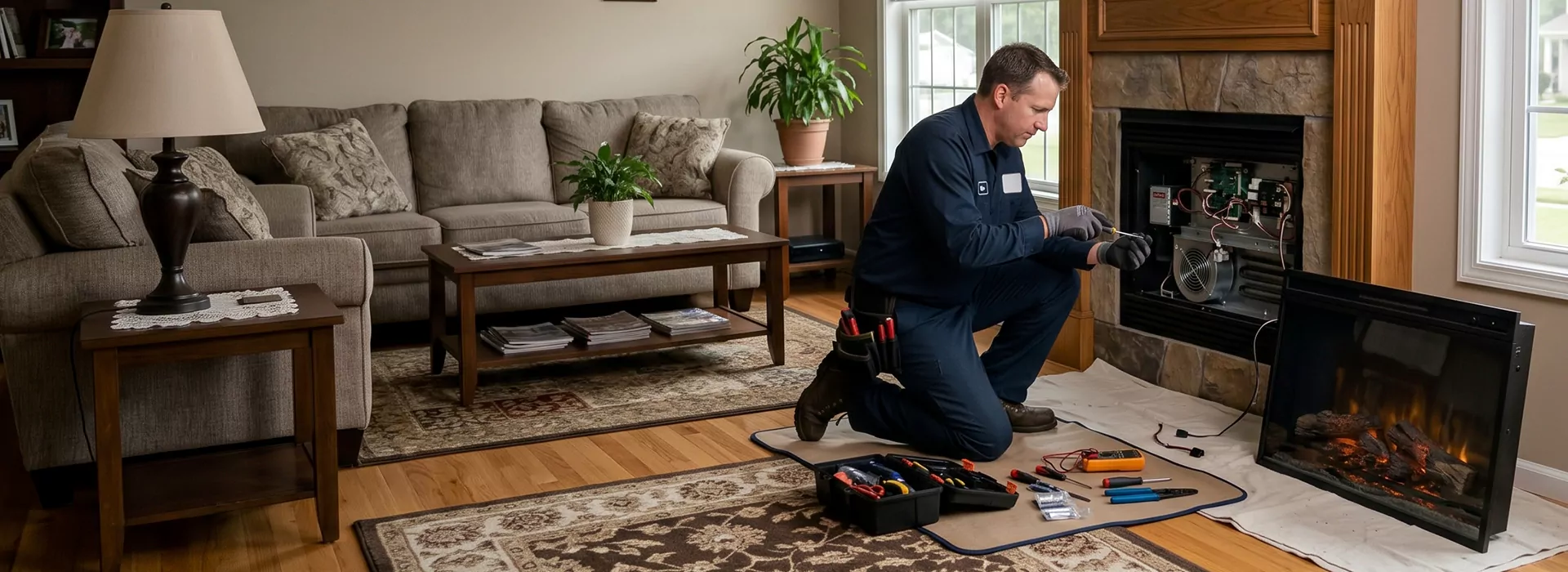 Electric Fireplace Repair in Abington, PA