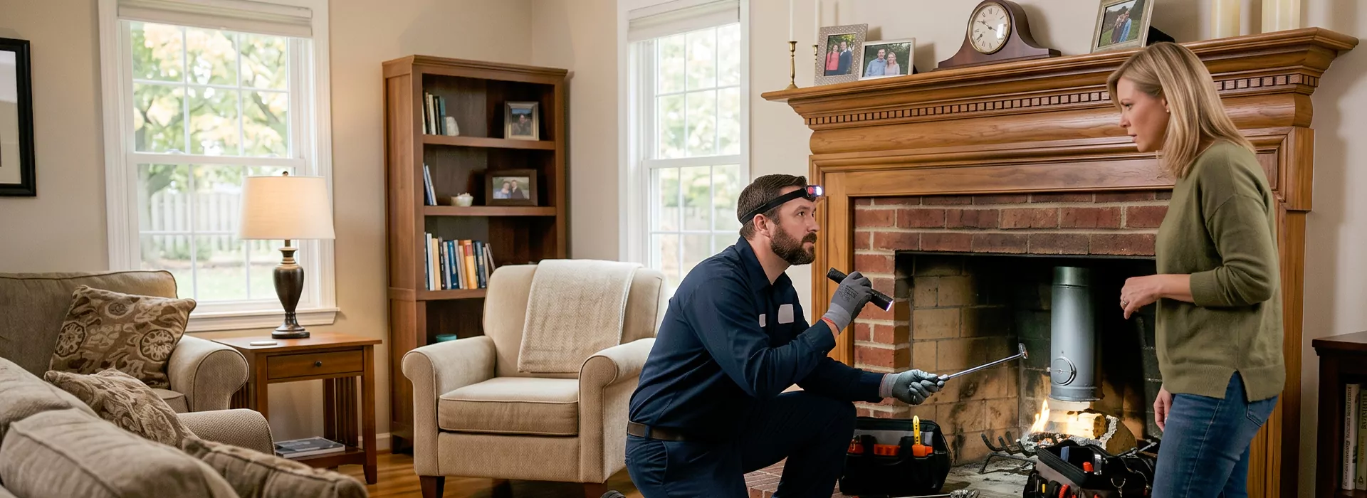 Fireplace Safety Inspection Abington, PA
