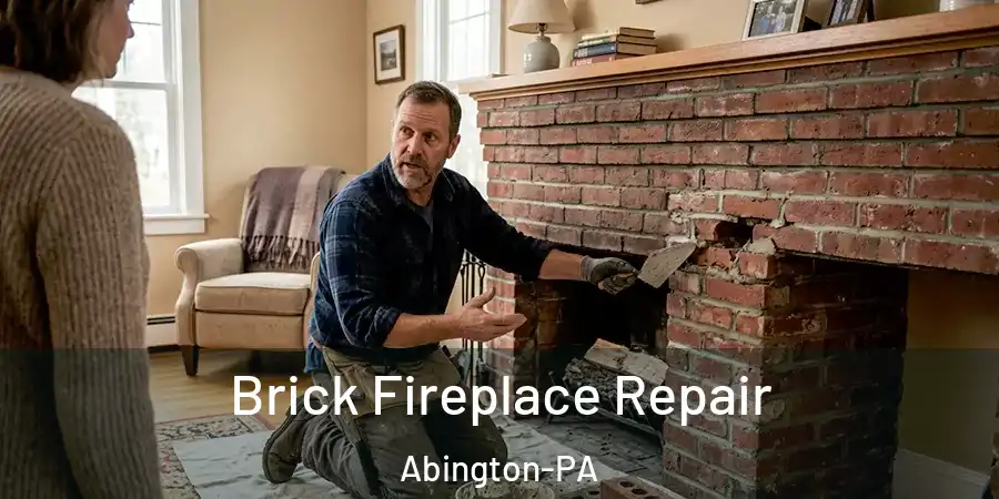  Brick Fireplace Repair Abington-PA