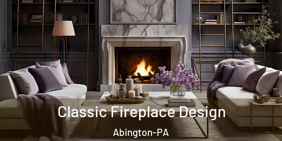 Classic Fireplace Design Abington-PA