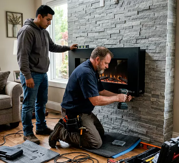 Certified Floating Fireplace Installation Company: Your Local Floating Mantel Installer in Abington, PA