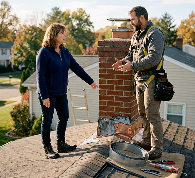 What Makes Our Chimney Flashing Services Different in Abington, PA?
