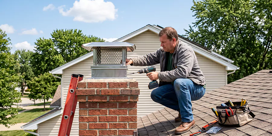 Chimney Top Cover Installation Abington