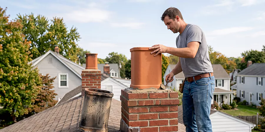 Matching Chimney Pot Replacement Abington