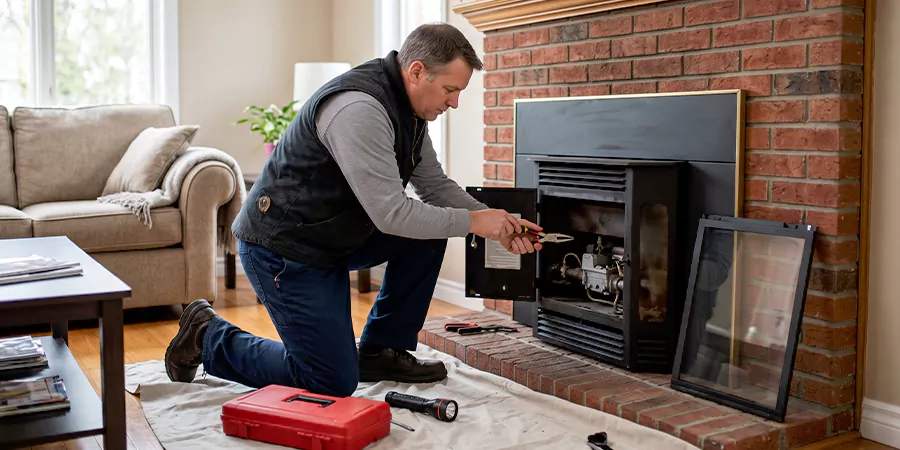 Natural Gas Fireplace Repair Abington